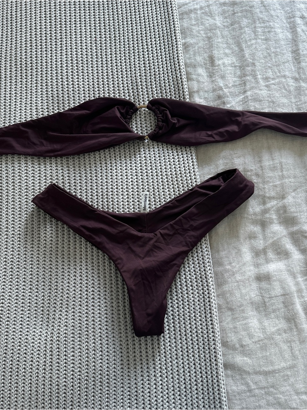 Dark Plum Bikini Set